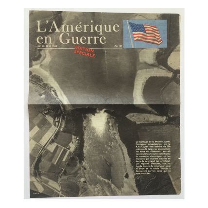 WW2 American Air Drop Propaganda Leaflet. - Code USF.39. - Operation Chastise.