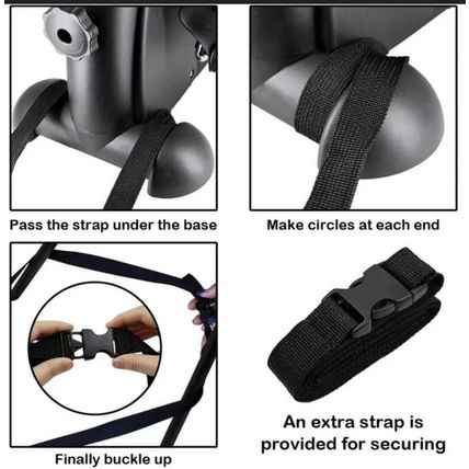 Mini Exercise Bike, Himaly under Desk Bike Pedal Exerciser Portable Foot Cycle A