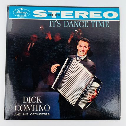 Dick Contino And His Orchestra – It's Dance Time Vinyl LP Record Album SR-60006