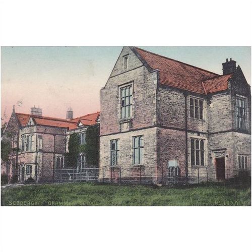 Artist Drawn Grammer School Sedbergh Yorkshire Postcard (YKS70608)