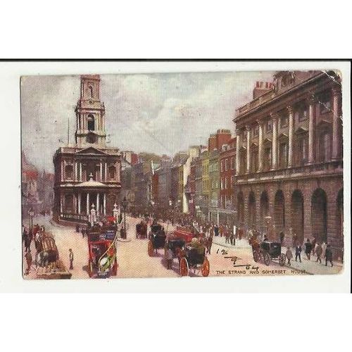 6195 LONDON Strand Tuck Oilette Postcard