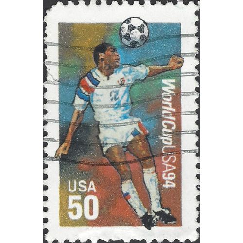 USA, FOOTBALL, USA World Cup, brown 1994, 50c, #3