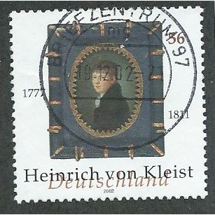GER 2002 56c 'HEINRICH VON KLEIST' FINE USED (EBID 51-170)