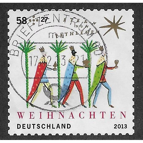 GER 2013 €0.58 + 0.27 (S/A) 'CHRISTMAS' FINE USED (EBID60-377)