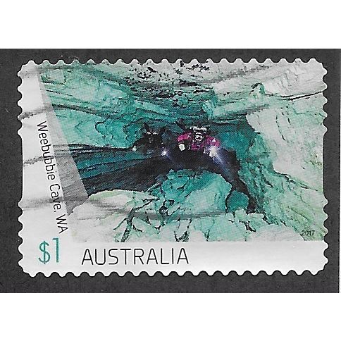 AUS 2017 $1.00 (S/A)'CAVES -WEEBUBBIE CAVE' FINE USED (EBID63-912)