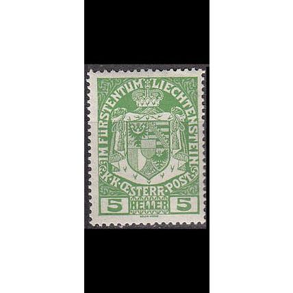 LIECHTENSTEIN [1917] MiNr 0005 ( **/mnh )