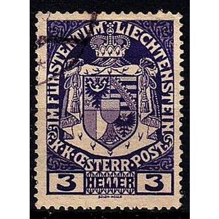 LIECHTENSTEIN [1917] MiNr 0004 ( O/used )