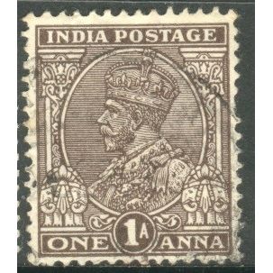 India 1932 - SG 234 - KGV 1a brown - used 7