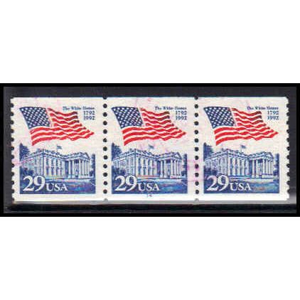 Used 2609 29c U.S. Flag Over White House Fine PNC 14/3 PA3252