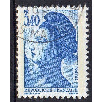 France 1986 Liberty 3.40 Fr Used