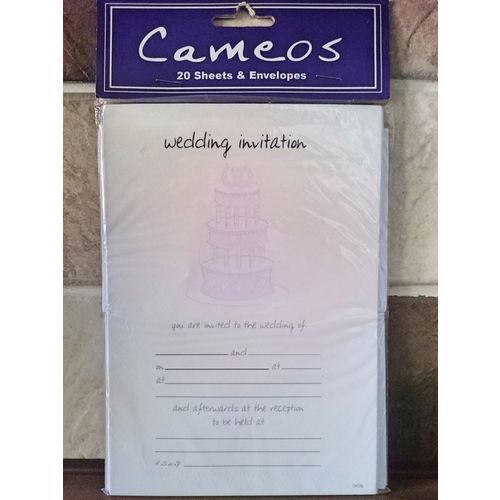 Wedding Invitations - 20 pack #1