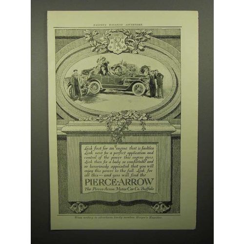 1913 Pierce-Arrow Car Ad - Engine That is Faultless