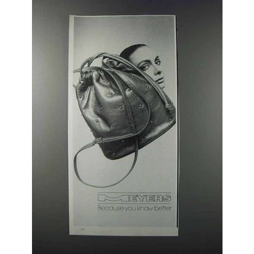 1981 Meyers Handbags Ad - Because