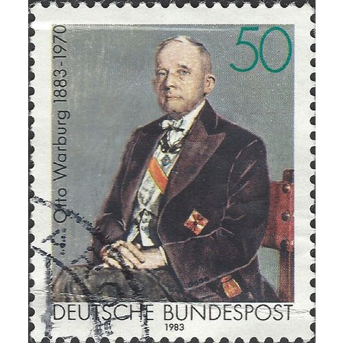 GERMANY, Otto Warburg, 1883-1970, grey 1983, 50pf