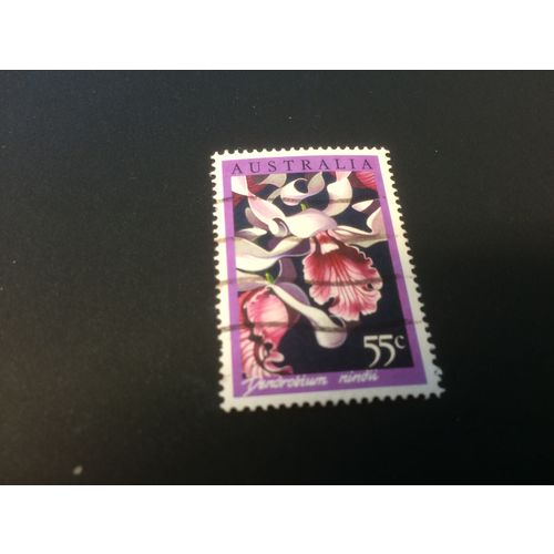 1986..Australian Native Orchid 55c