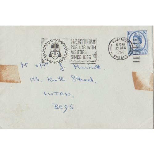 GB 1966 Cover 1066 Hastings pm & ad franking see below see rest