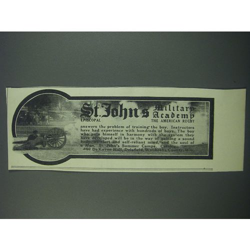 1930 St. John's Military Academy Advertisement