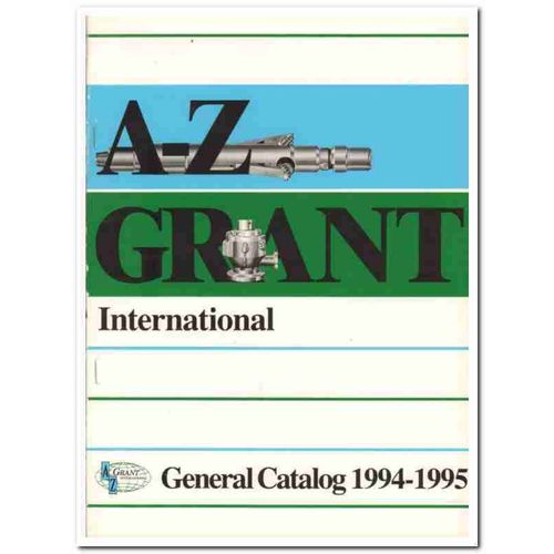 A-Z Grant International Company 1993 Vintage Catalog Drilling Tools