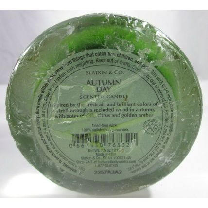 Bath & Body Works MESSY Candle Slatkin 7.5 oz Autumn Day *See all Pictures