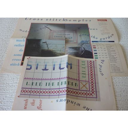 Mallard Family & Cross Stitch Sampler Cross Stitch Charts x 2 Magazine Chart