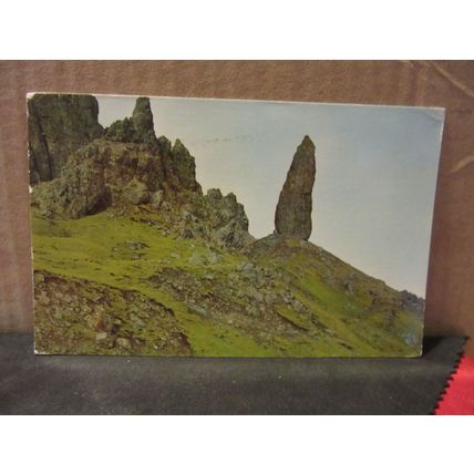 THE OLD MAN OF STORR. ISLE OF SKYE used postcard 1975 postmark =