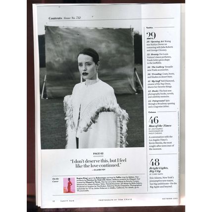 VANITY FAIR MAGAZINE - REGINA KING - OCTOBER 2021 - FALL STYLE TRUMP BRAND NEW