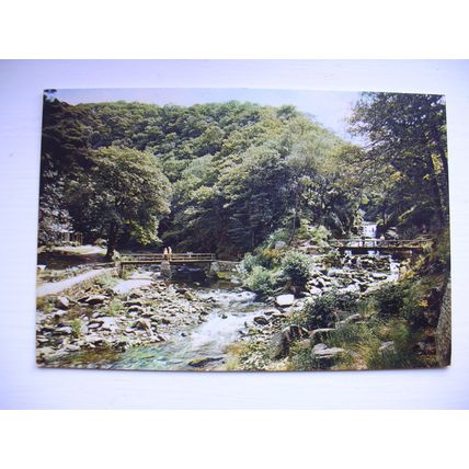 Watersmeet, Lynmouth, Devon. (Combe Water & East Lyn - J Arthur Dixon)