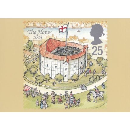 The Hope in 1613 Shakespeare Globe Limited Edition Postcard
