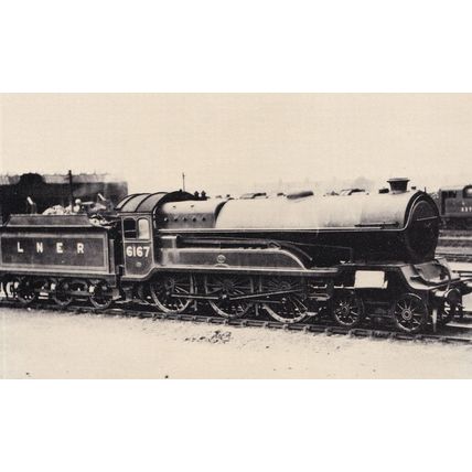 LNER 6167 Lord Faringdon Class Train Postcard