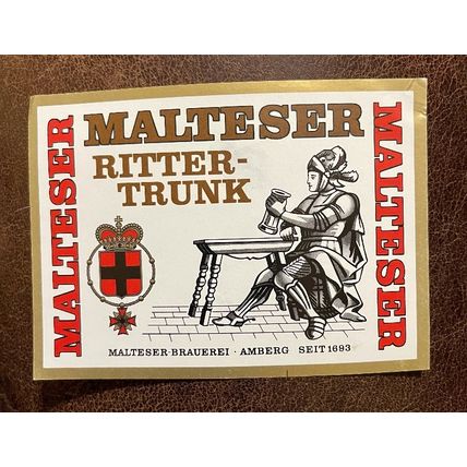 Older German Beer Label 114