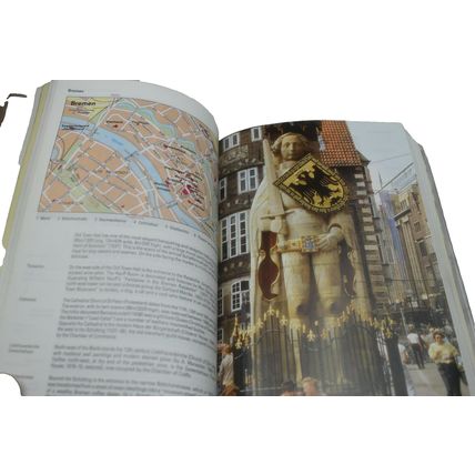 Baedeker's Germany By Karl Baedeker 1st English edition& free Giant foldout map