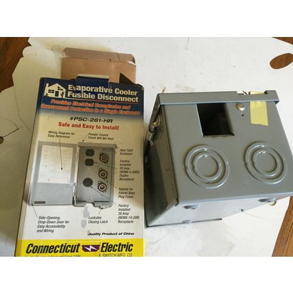 NEW CONNECTICUT ELECTRIC PSC-261-HR EVAPORATIVE COOLER FUSIBLE,HM