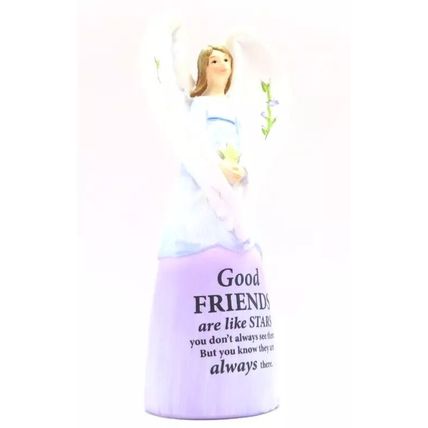 Good Friends Angel Figurine with Sentimental Verse 12.5 CM Gift Christ
