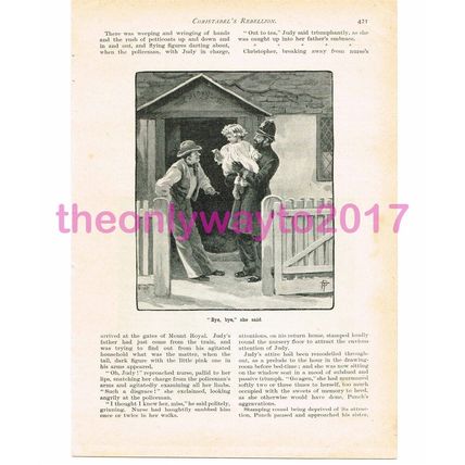 Bye Bye ( Cute girl), The Quiver, Book Illustration (Print), c1899