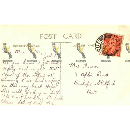 Old Palace, Mayfield, Interior, Sussex, Rare Postcard, 1942