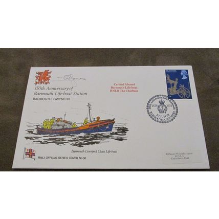 Signed 1978 Cover - RNLI Lifeboat Station Anniversary - Barmouth, Gwynedd