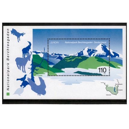 GERMANY DEUTSCHLAND 1999 EUROPA PARKS & GARDENS MINSHEET MINT NEVER HINGED