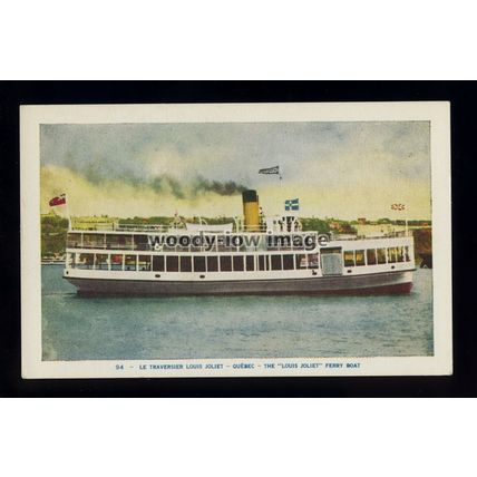 f2045 - Canadian Ferry - Louis Joliet - postcard