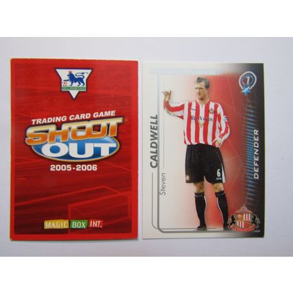 Steven Caldwell - Sunderland - Shoot Out 2005 2006 Magic Box Football Card (EF1)