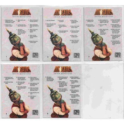 DINOSAURS TV SERIES ' COMPLETE ' card set (1992)