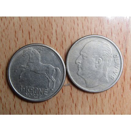 Norway 1967 1 Krone Coin