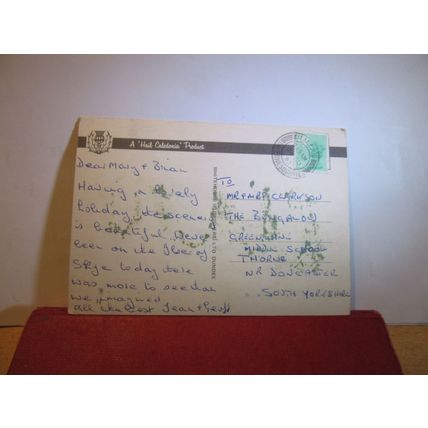 LOCH MORAR, INVERNESS-SHIRE used postcard 'Hail Caledonia' 1983 pm =