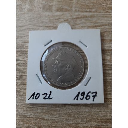 10 Zloty 1967 Swierczewski Münze