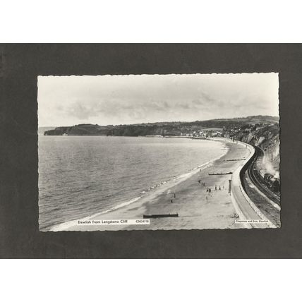 Postcard Devon Dawlish from Langstone Cliff