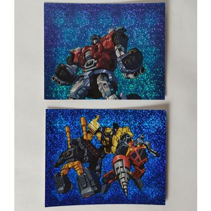 Hasbro Cards Inc Transformers 2 Stickers Armada Destruction Team Optimus Prime