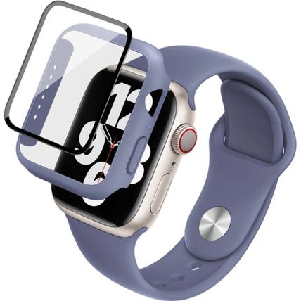 imak Silicone Watch Band PC Frame with Tempered Glass Film, For Apple Watch SE 2