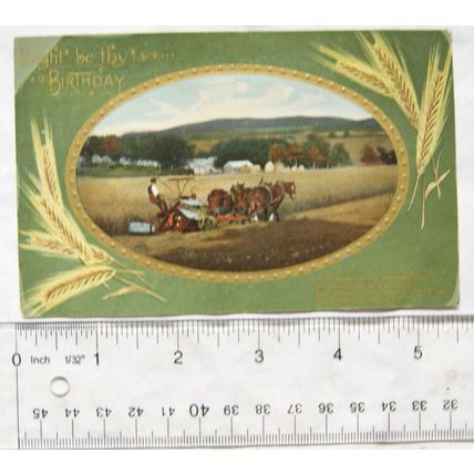 1913 postcard Bright Be Thy Birthday