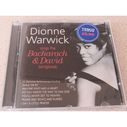 Dionne Warwick : Sings The Bacharach & David Songbook CD
