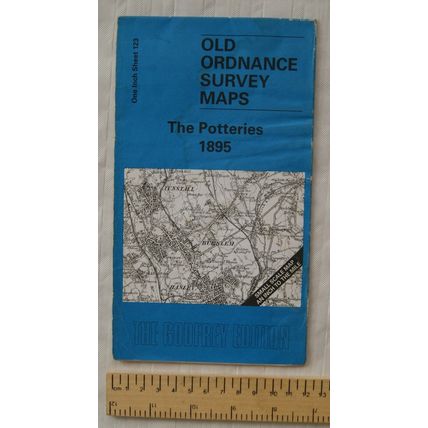 2005 Old Ordnance Survey Maps The Potteries 1895 The Godfrey Edition
