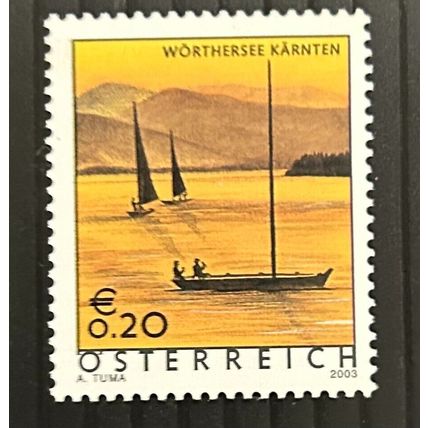 Austria 2002 Tourism 20c Yachts, Worthersee, Carinthia SG 2611 MNH